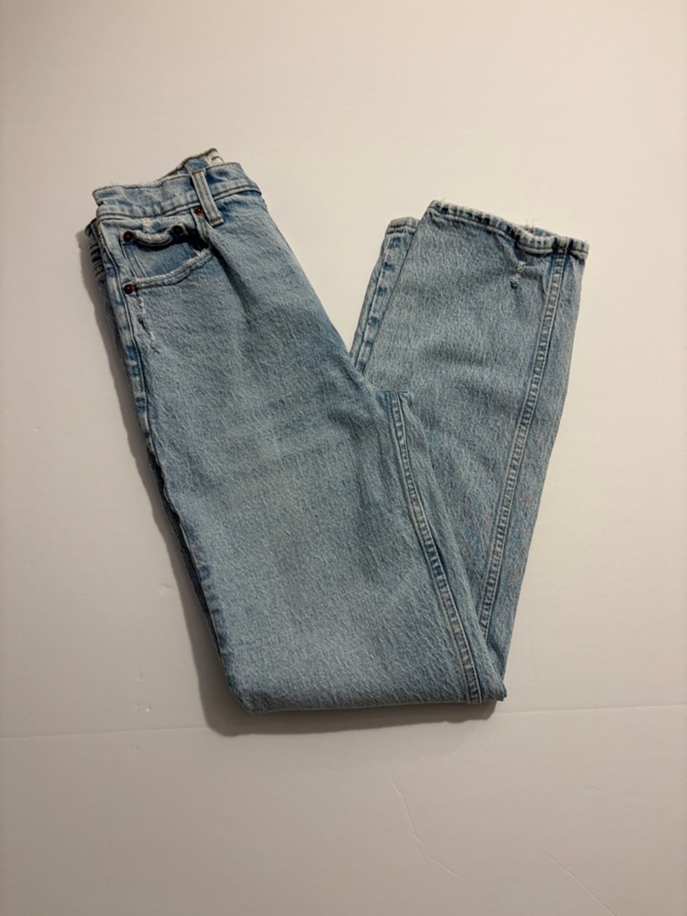Abercrombie & Fitch Light Blue Straight Leg Jeans